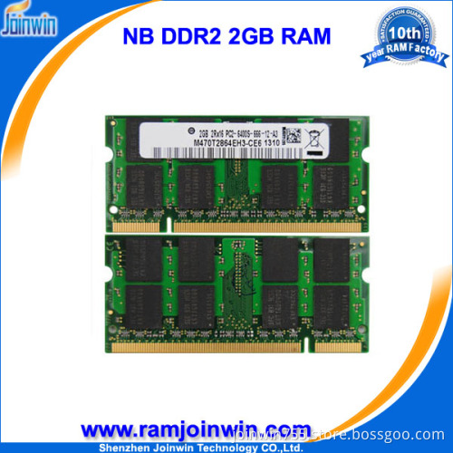 Shenzhen Factory DDR2 2GB RAM Memory So DIMM with Ett Original Chips